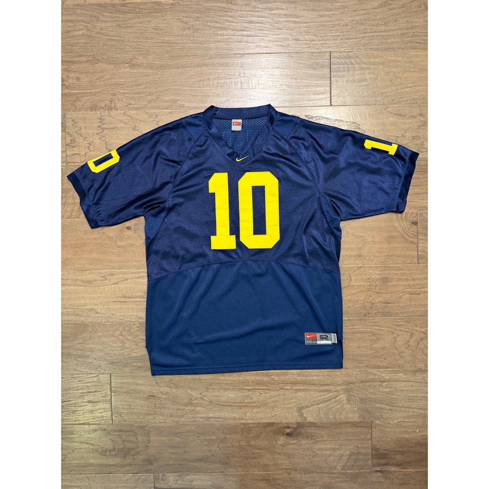 Nike Tom Brady Michigan Wolverines Jersey Mens 52 XL Navy Authentic Football